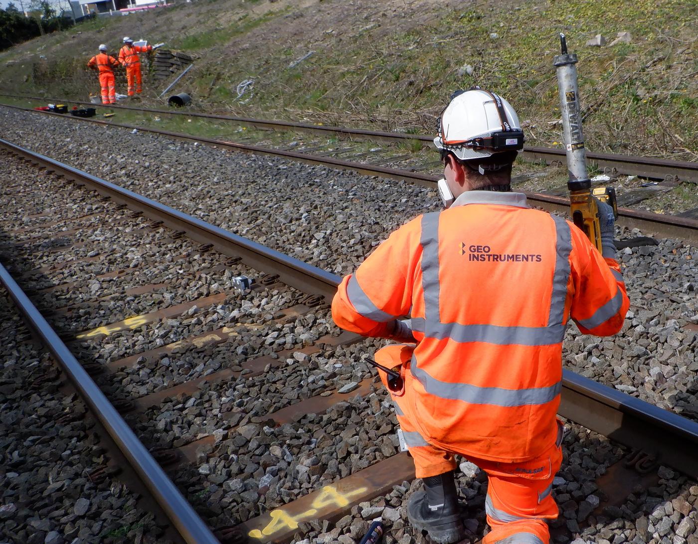 Engineer on Railway Project