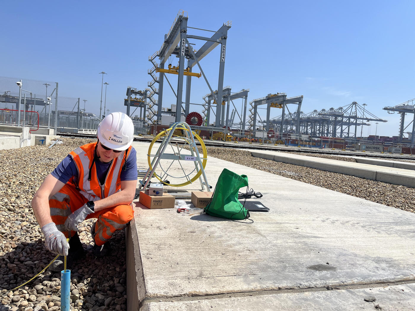 London Gateway Geotechnical Monitoring Extensometer